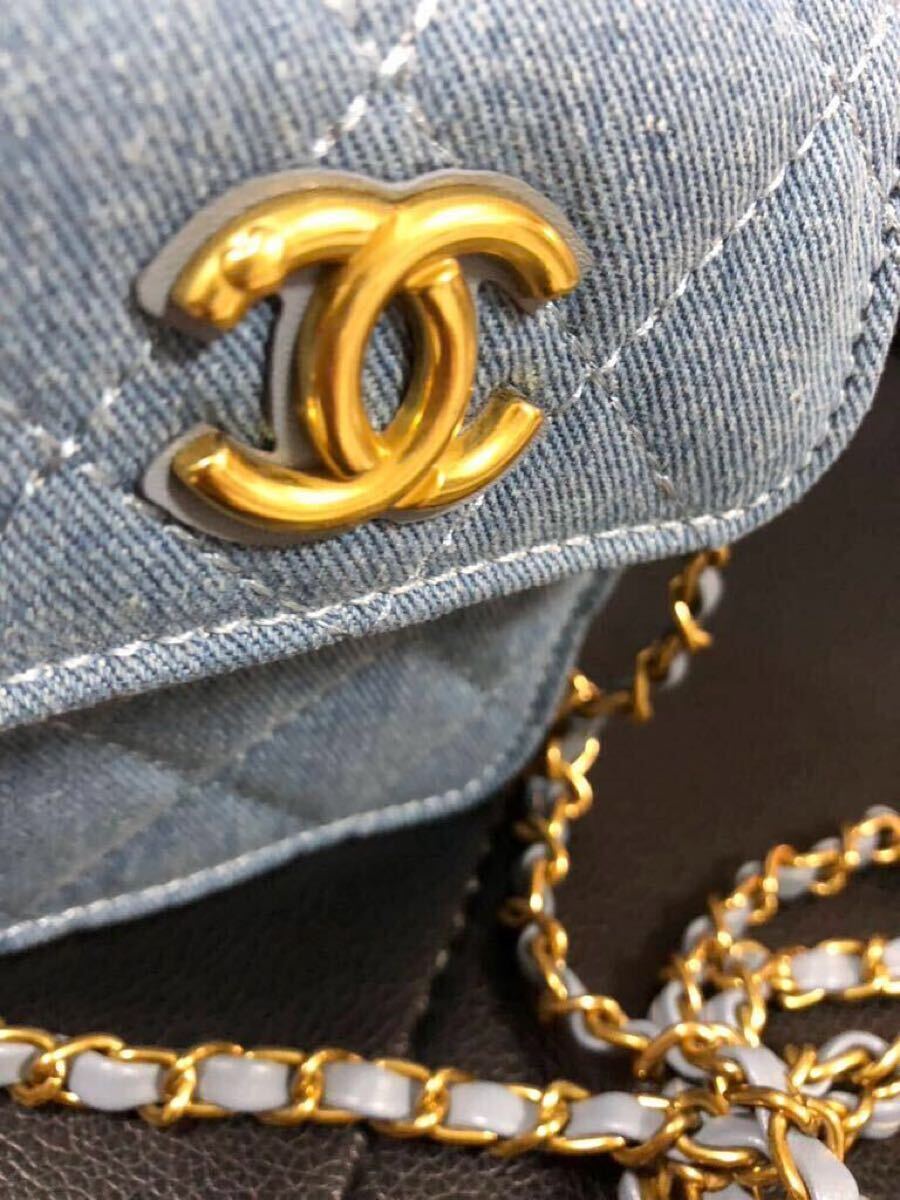 新品 シャネル ノベルティ CHANEL デニム ショルダーバッグ ミニバッグ