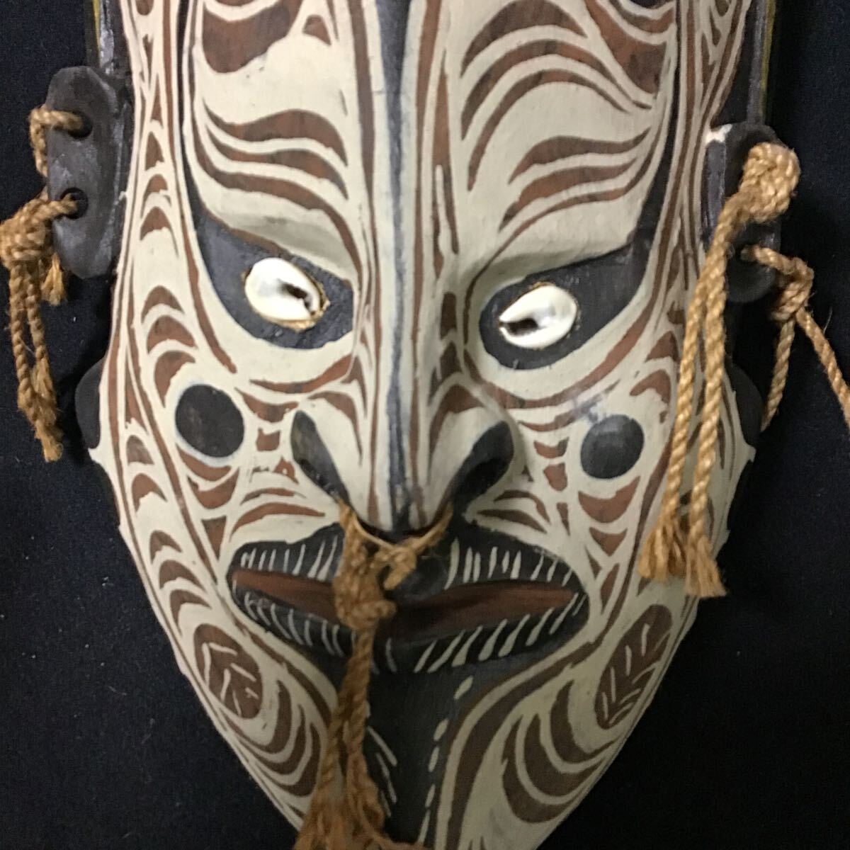 Yahoo!オークション - パプアニューギニア New Guinea マスクお面 木彫