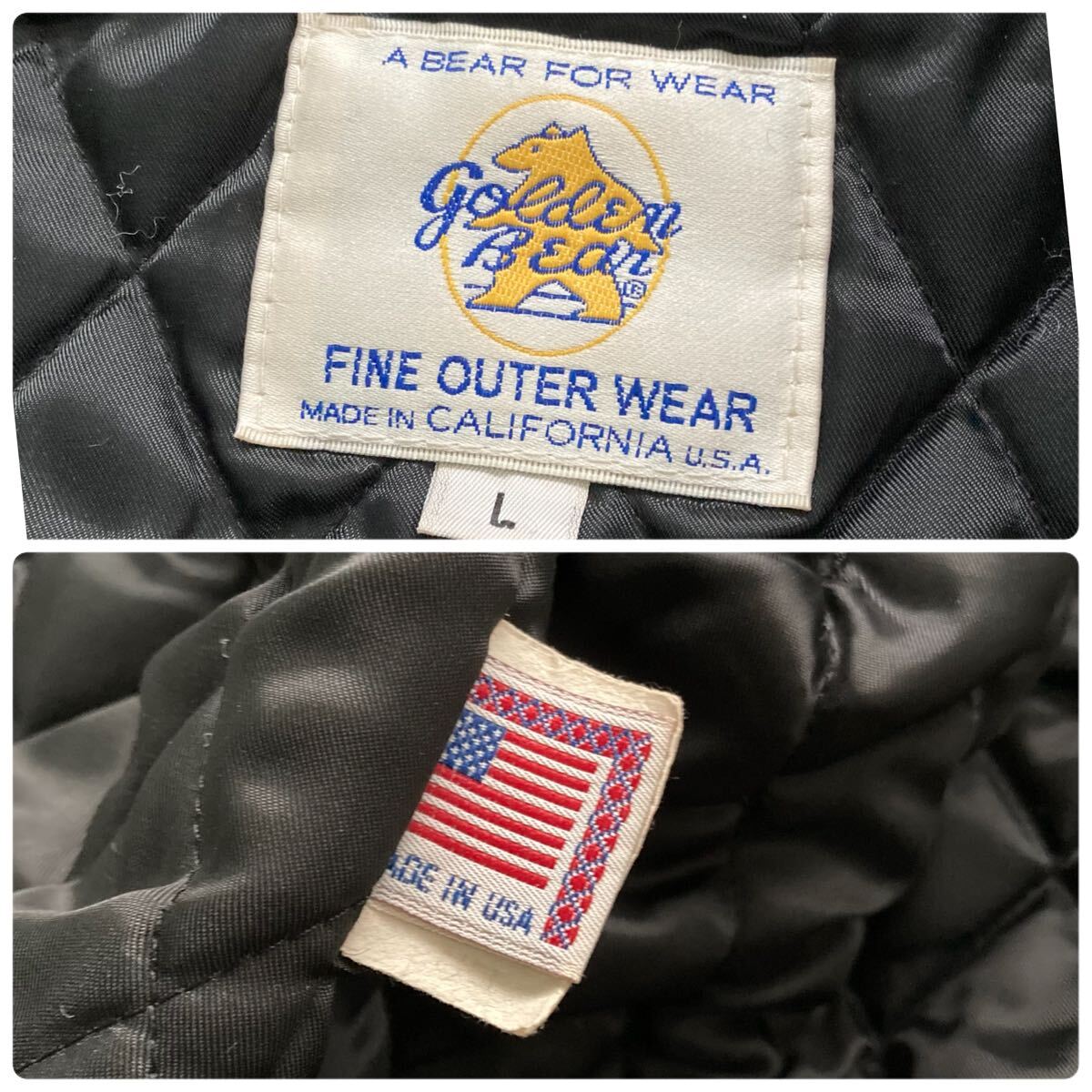 GOLDEN BEAR】ゴールデンベア スタジャン スタジアムジャンパー バー