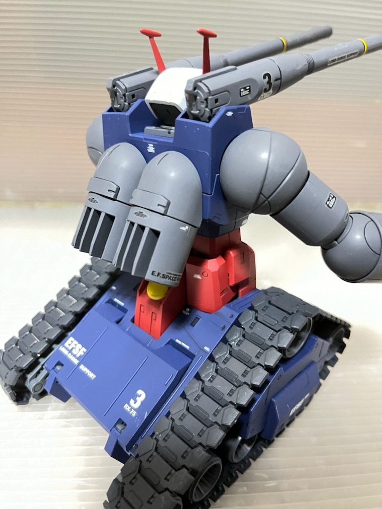 ガンプラ MG 機動戦士ガンダム 1/100 RX-75 ガンタンク 全塗装完成品