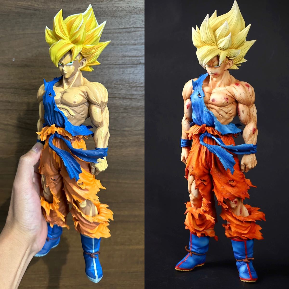 Yahoo!オークション - リペイント SMSP 孫悟空 超サイヤ人 ドラゴンボ