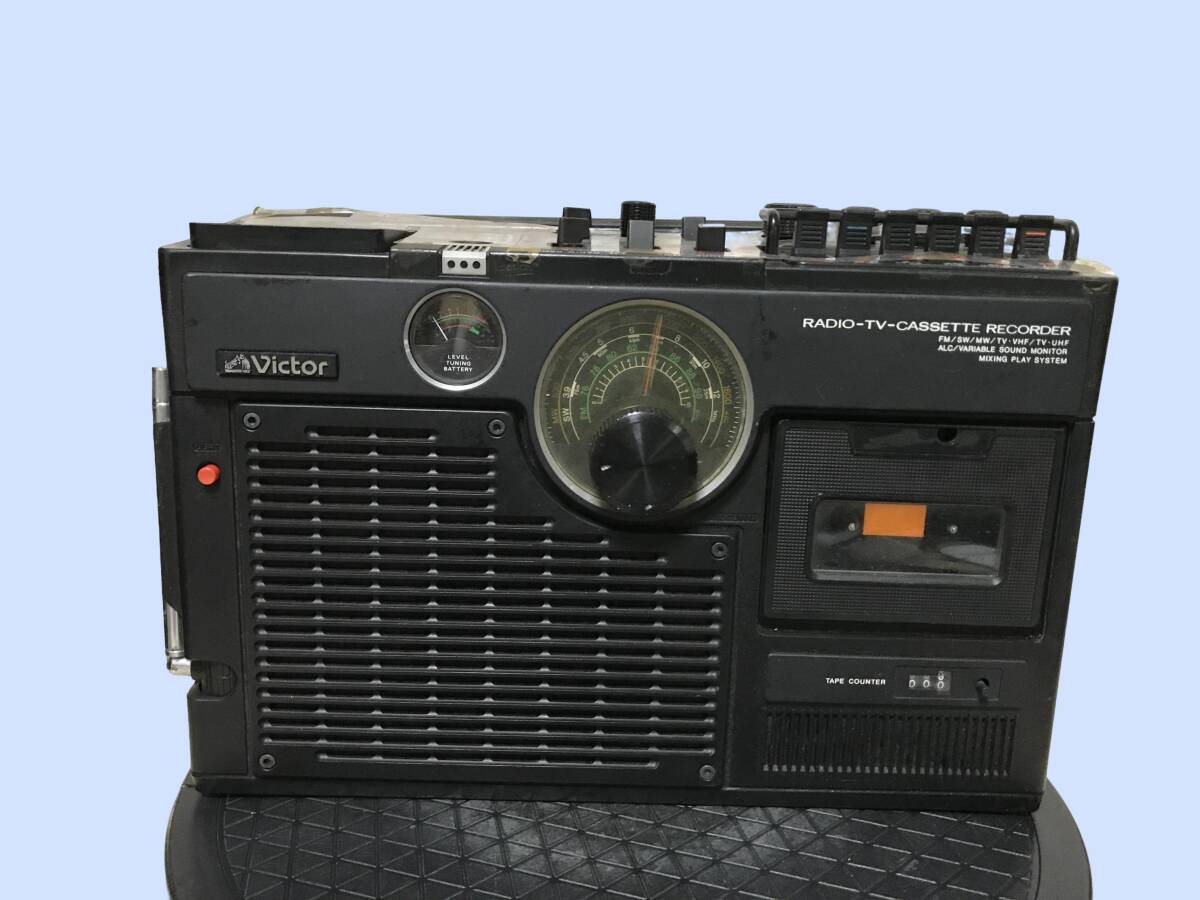 M4861 Victor ビクター ラジオ／テレビ／カセットレコーダー ラテカセ