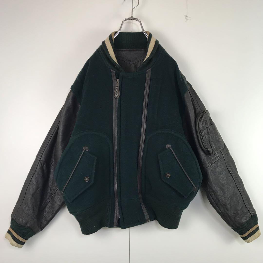 超希少 】ムッシュニコル 80年代スタジャン ウール レザー J75｜Yahoo
