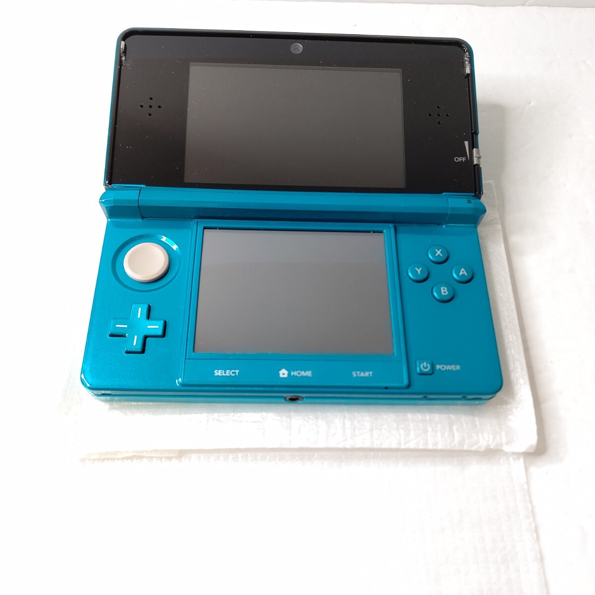 Nintendo ニンテンドー3DS アクアブルー 画面極美品 任天堂 ゲーム機