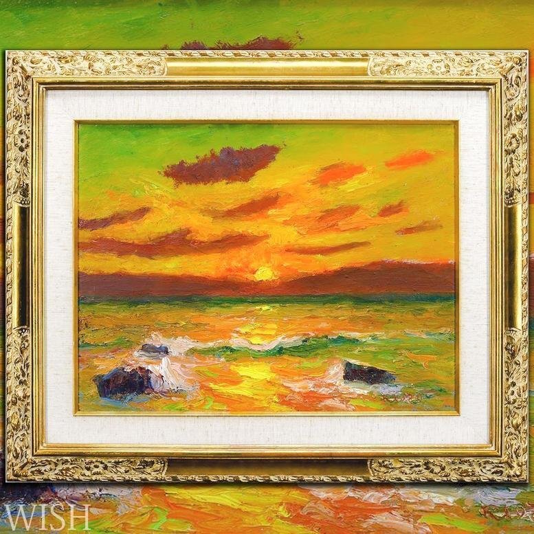 上鈴木正一 油彩画 A4『ワールドクリーク』くーたろう様のオーダー作品