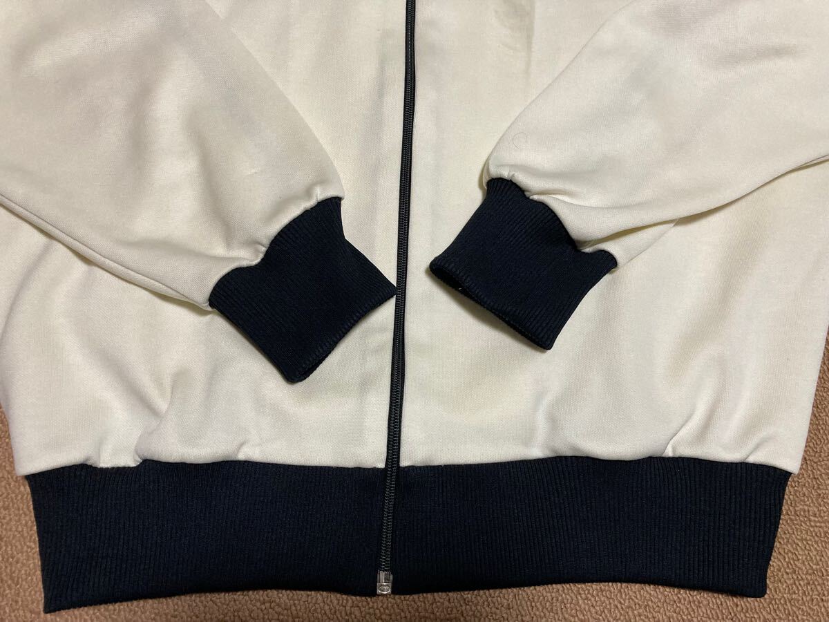 80s adidas デサント トラックジャケット 5号 ホワイト ブラック