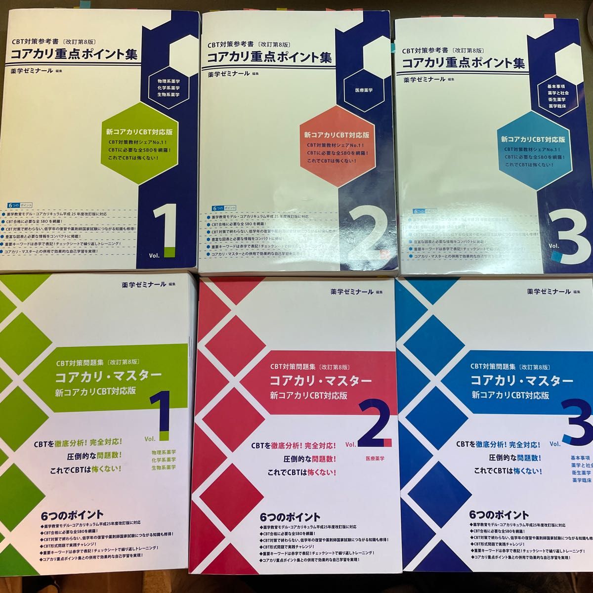 薬学ゼミナール コアカリマスター コアカリ重点ポイント集 第8版 CBT 1