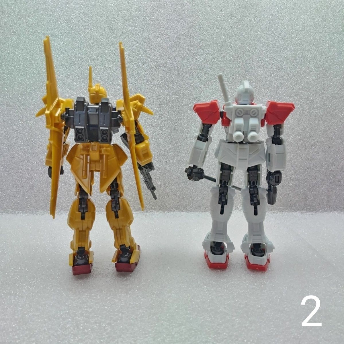 ジャンク品】ガンダム Gフレーム 組み立て品2種（一部パーツの欠品