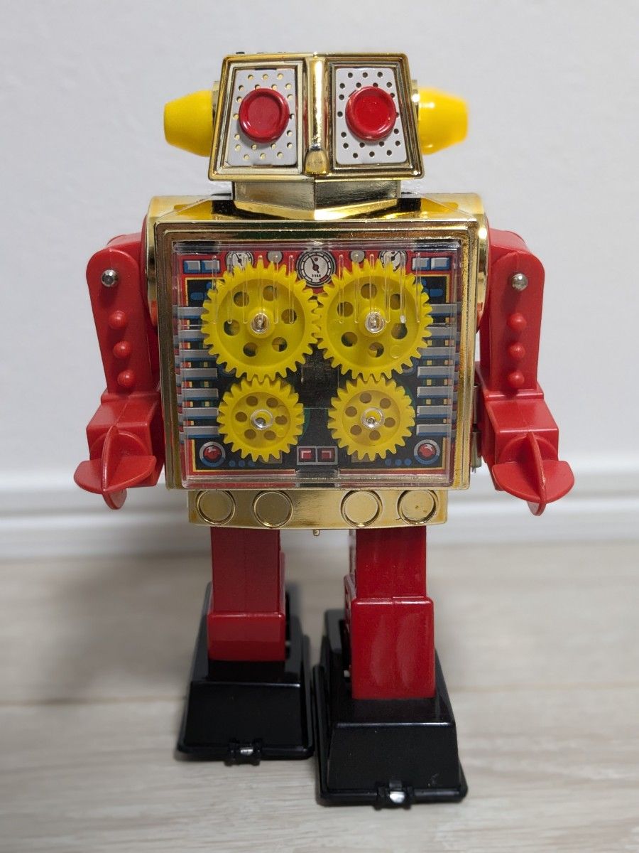 堀川玩具 Gear Robot ロボット玩具 昭和レトロ ブリキ ビンテージ