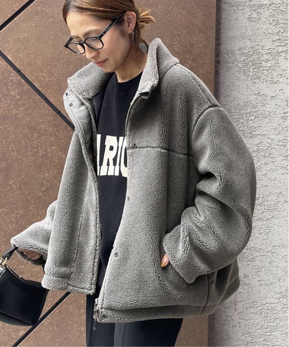 ウール混ボアスタンドブルゾン フレームワーク 2023AW 新品未使用