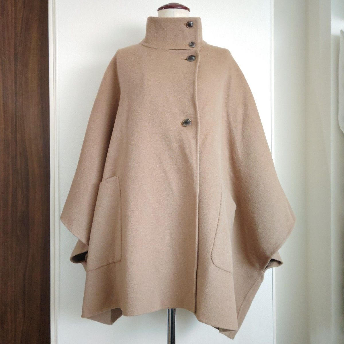 美品『スローブイエナ』SLOBE IENA スタンドカラー ダブルフェイス