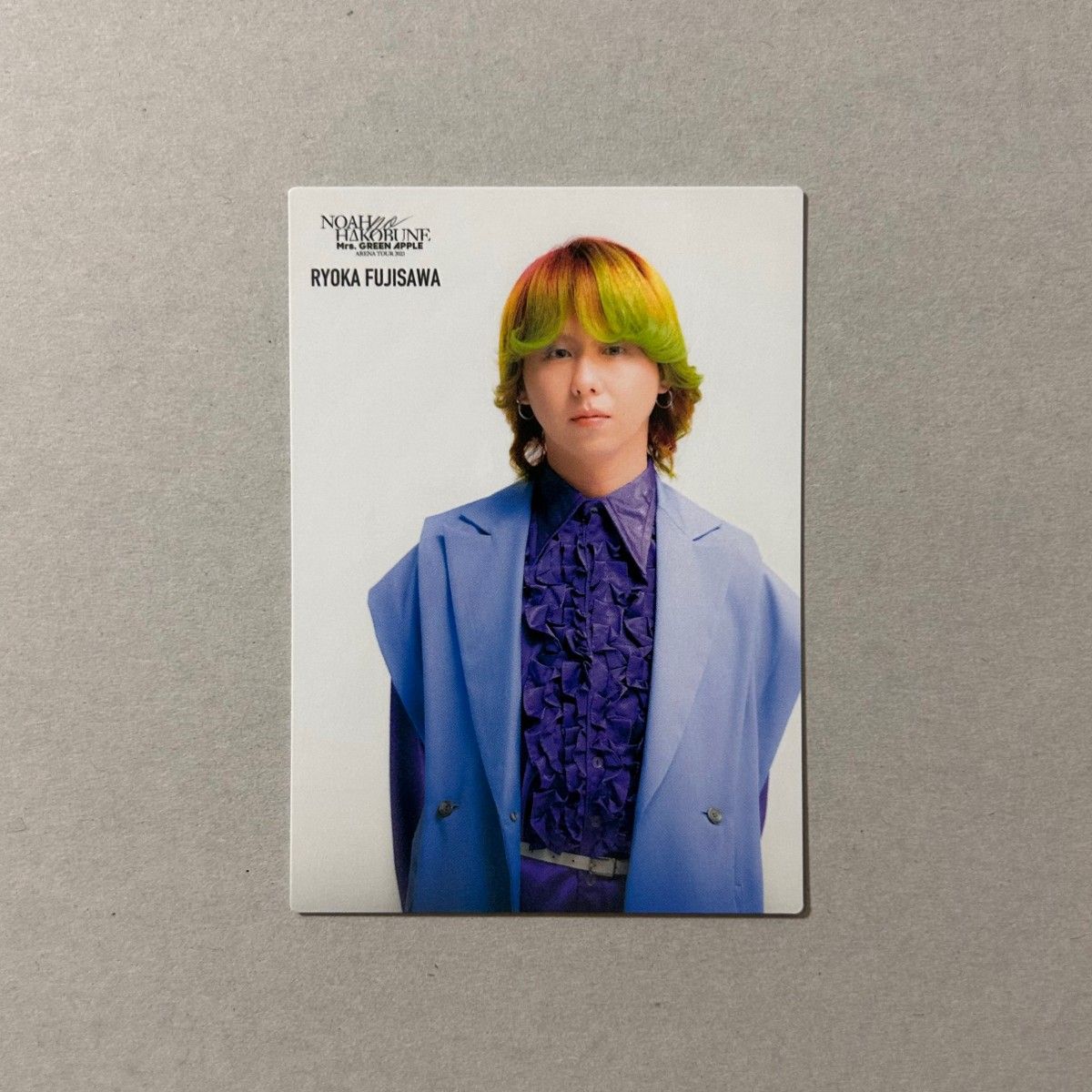 Mrs GREEN APPLE ノアの方舟 藤澤涼架 036番 36番 フォトカード ミセス