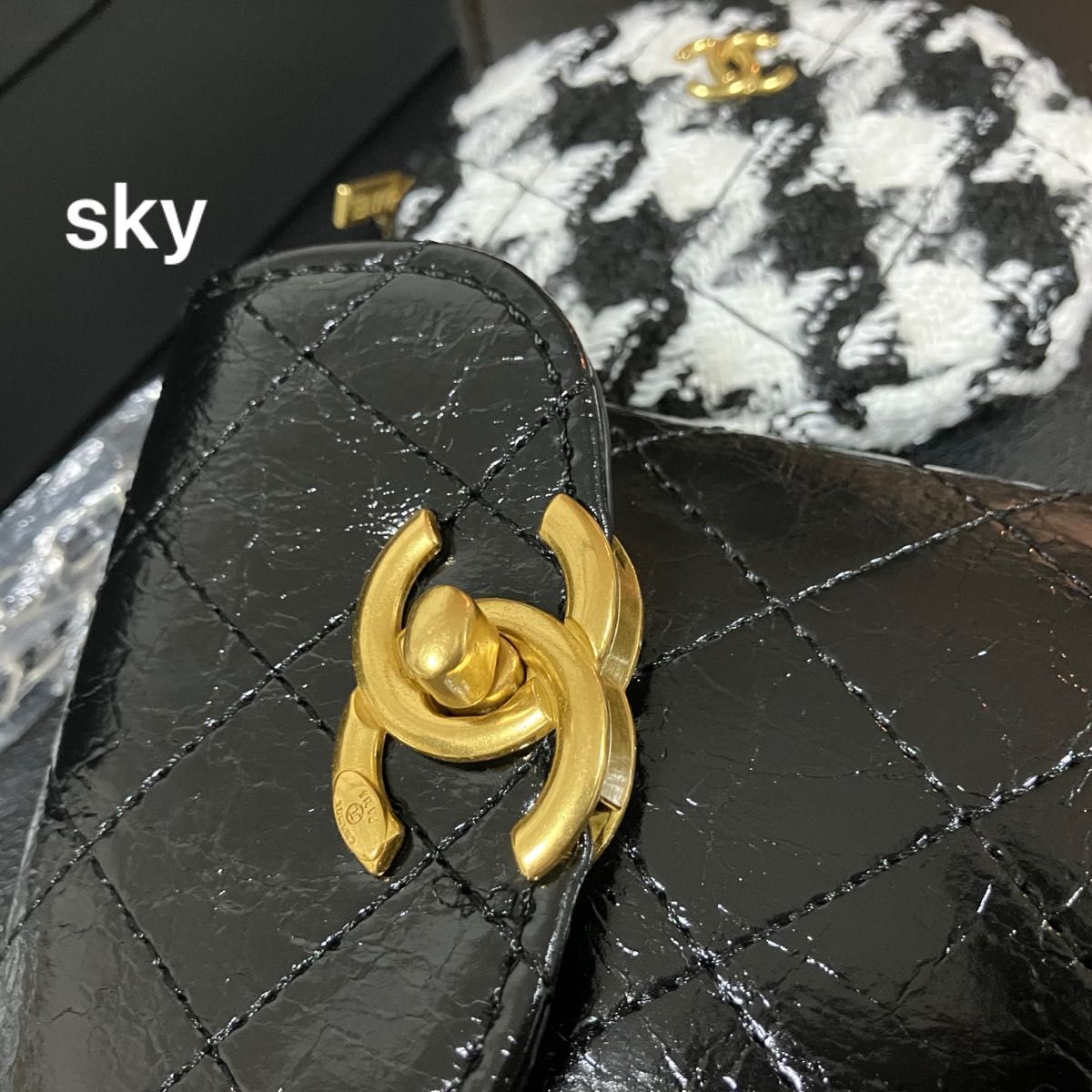 新品 CHANEL シャネル ノベルティ ショルダーバッグ スマホポーチ