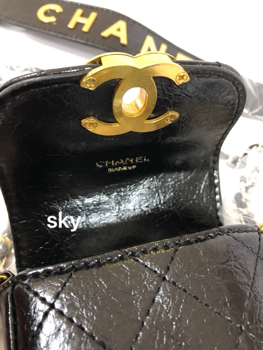 新品 CHANEL シャネル ノベルティ ショルダーバッグ スマホポーチ