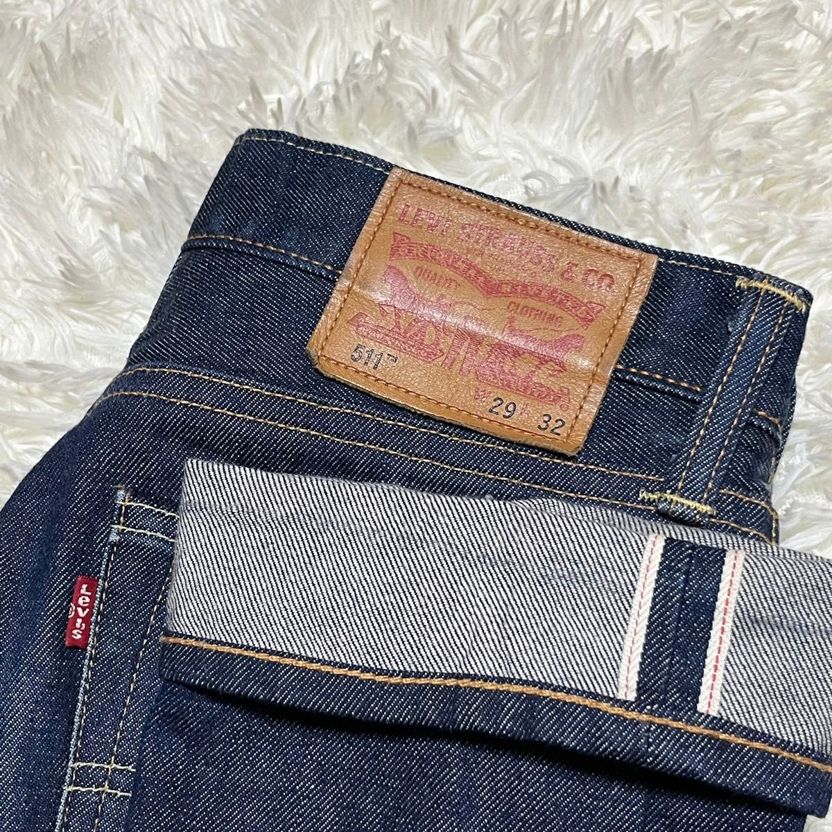 入手困難 Levi's リーバイス 511 赤耳 W29 米国製 ホワイトオーク