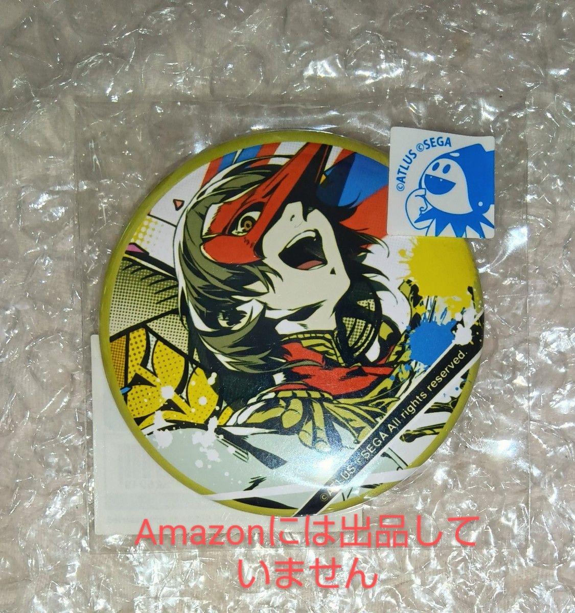 ペルソナ5 ザ・ロイヤル 楽コレ メタル風缶バッジ D-10賞 明智吾郎