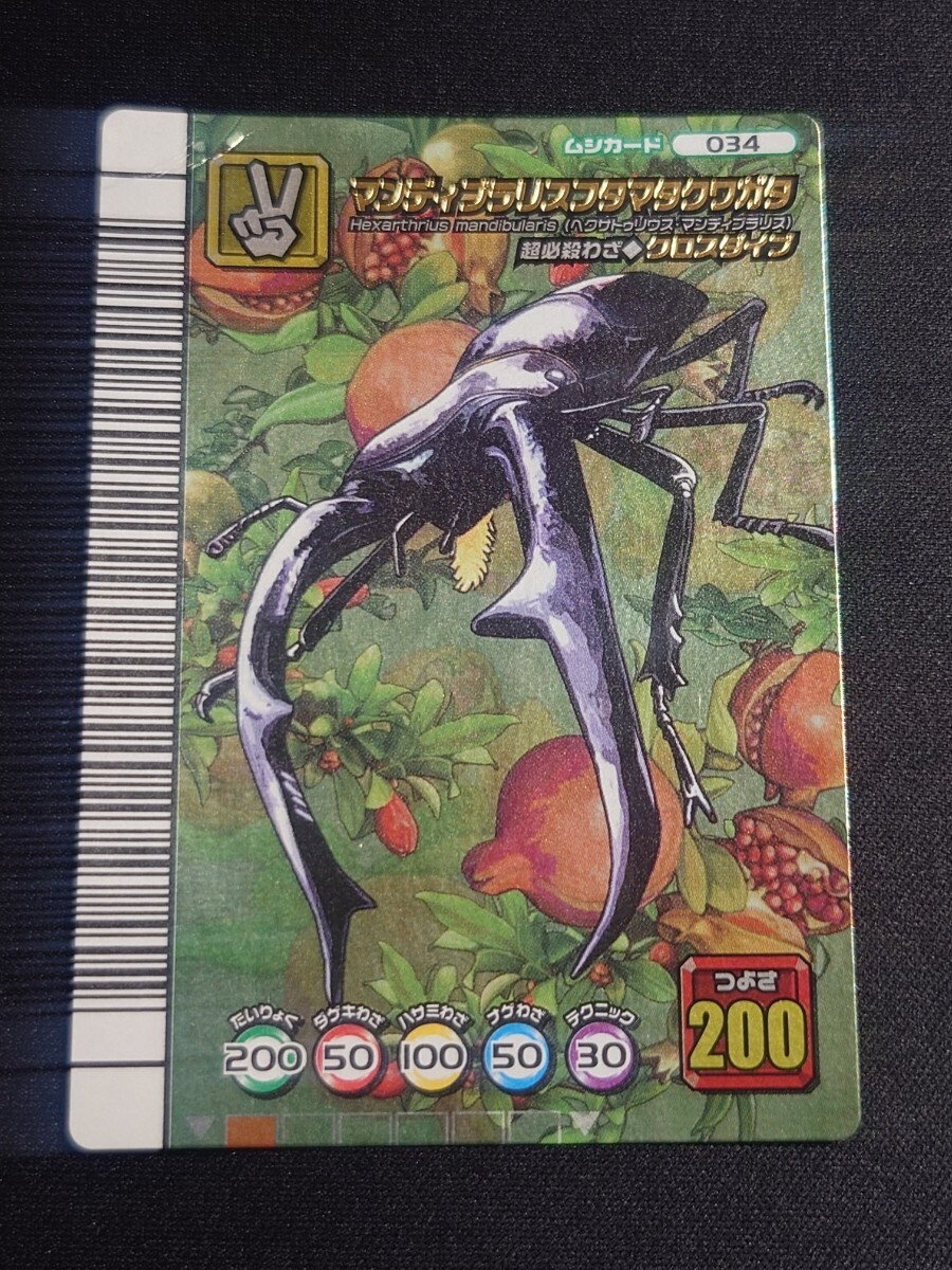 レア 未使用 ムシキング ムシカード 5周年コレクションつよさ200