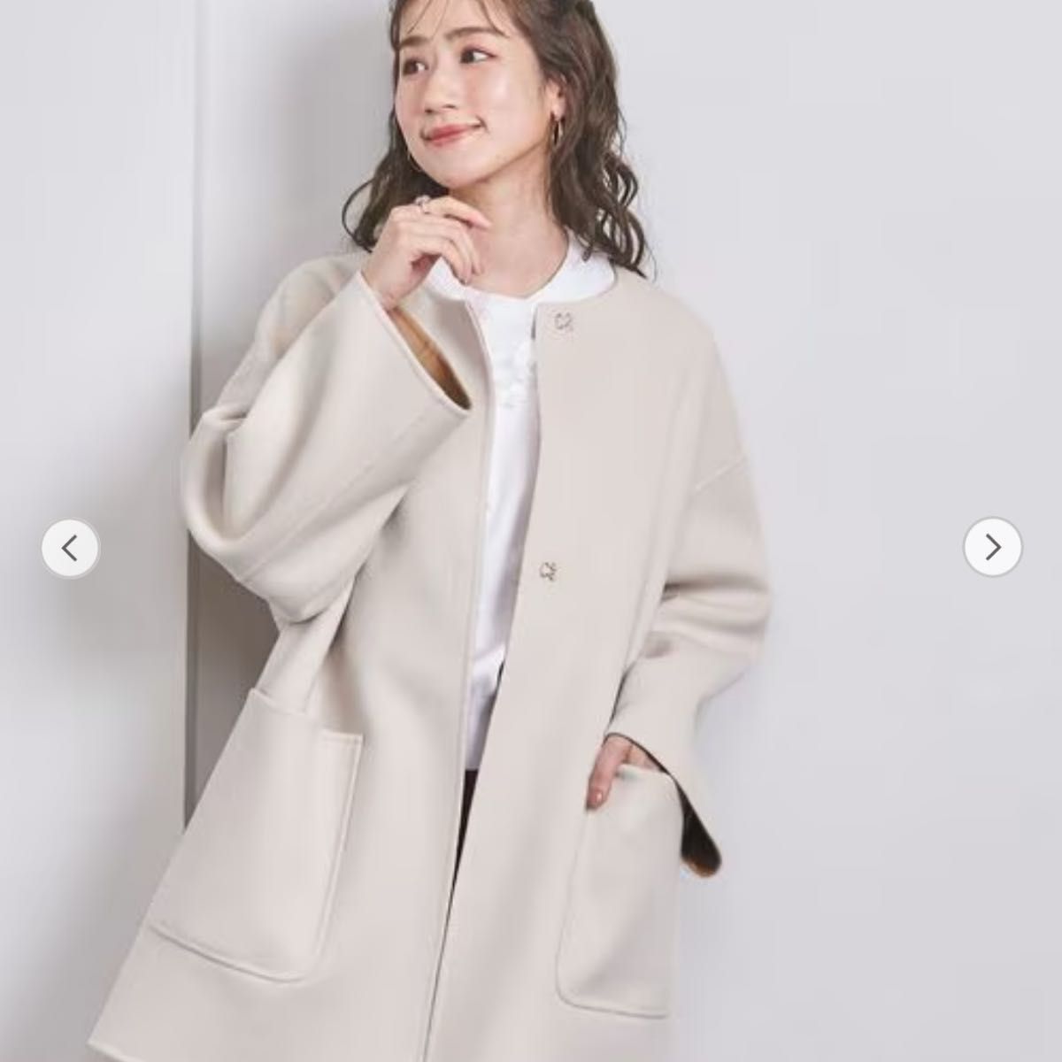 UNITED ARROWS バイカラー リバー ミドルコート｜Yahoo!フリマ（旧