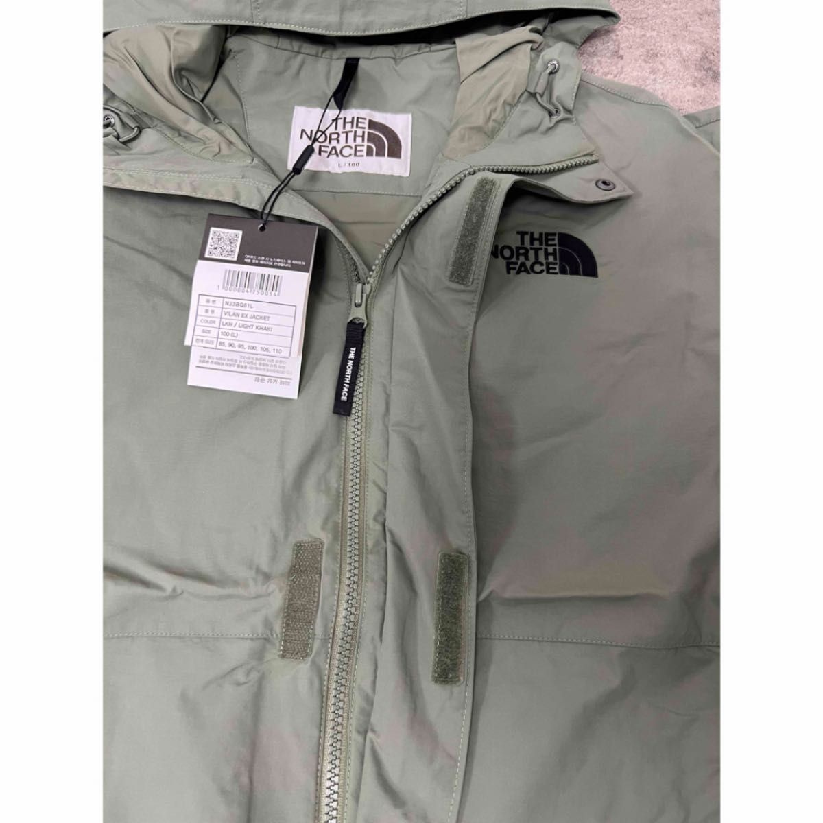 新品】ノースフェイス ヴィランEXジャケット ブラック カーキ L 韓国