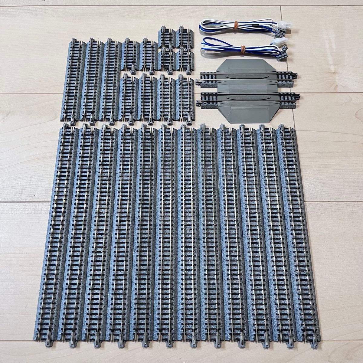 Nゲージ KATO ユニトラック 単線×複線レイアウト 8の字立体高架線