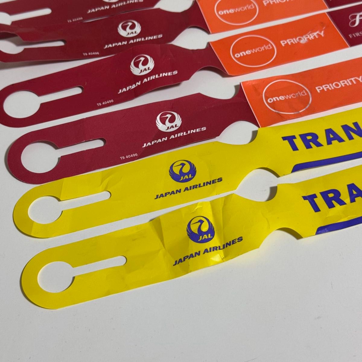 日本航空 JAL ファーストクラス ビジネスクラス プラオリティタグ 7枚