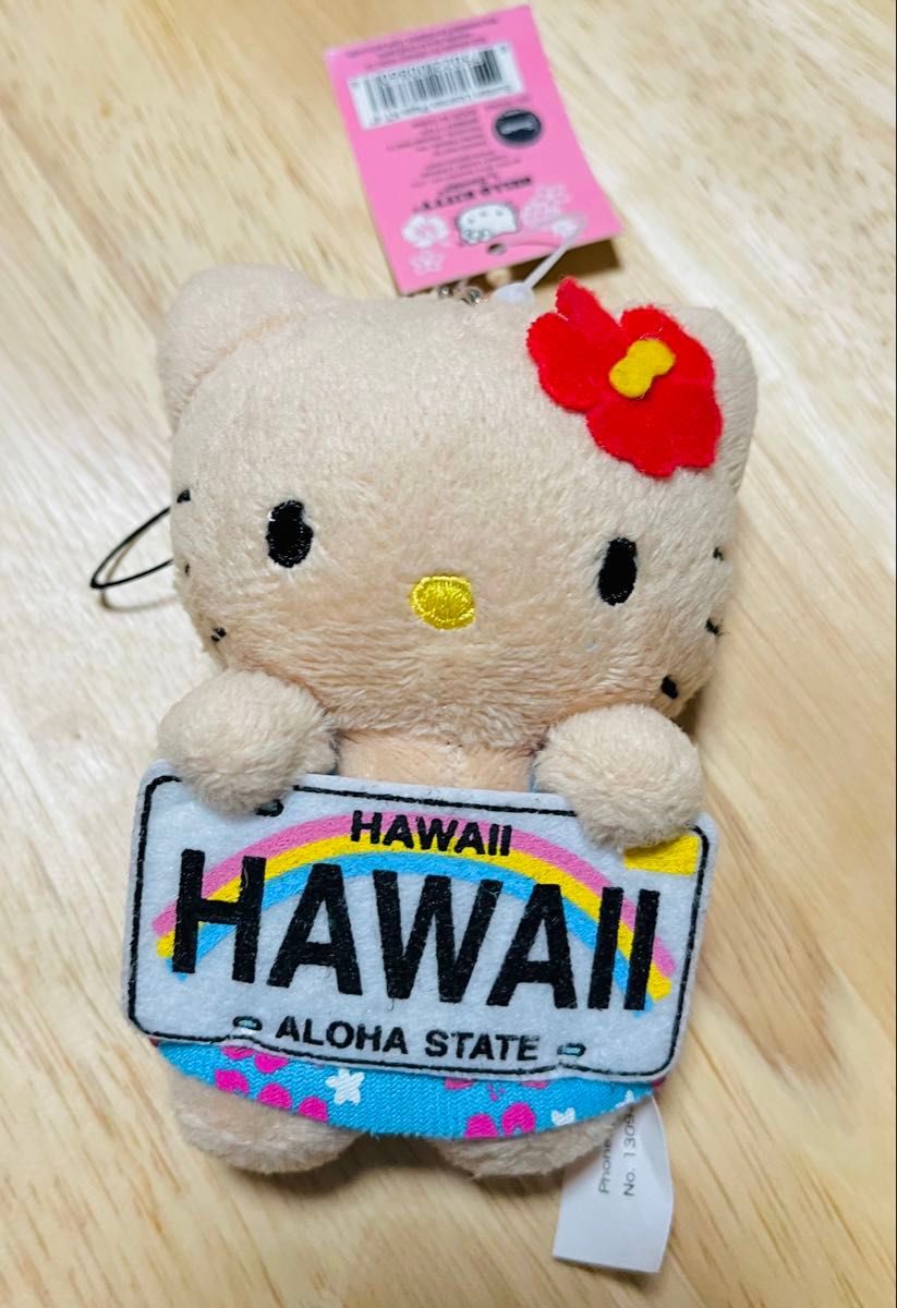 日焼けHello Kitty ハワイ ウクレレ 根付 2011 未開封 日焼けHello