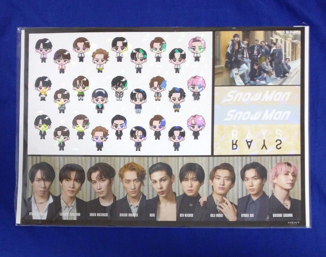 スノーマン】RAYSステッカー アルバム特典(A4サイズ)｜Yahoo!フリマ