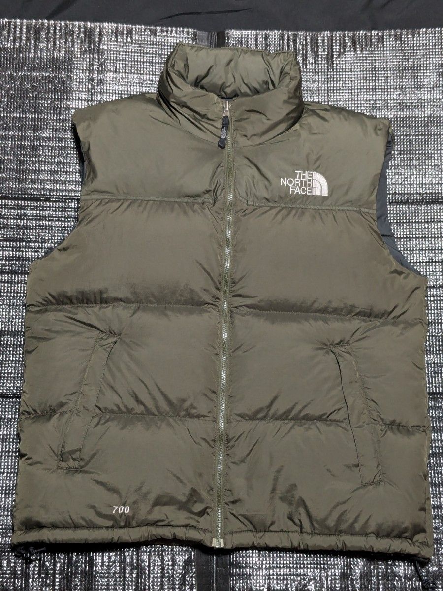 入手困難品 大人気 ノースフェイス ダウンベスト センターロゴ メンズ