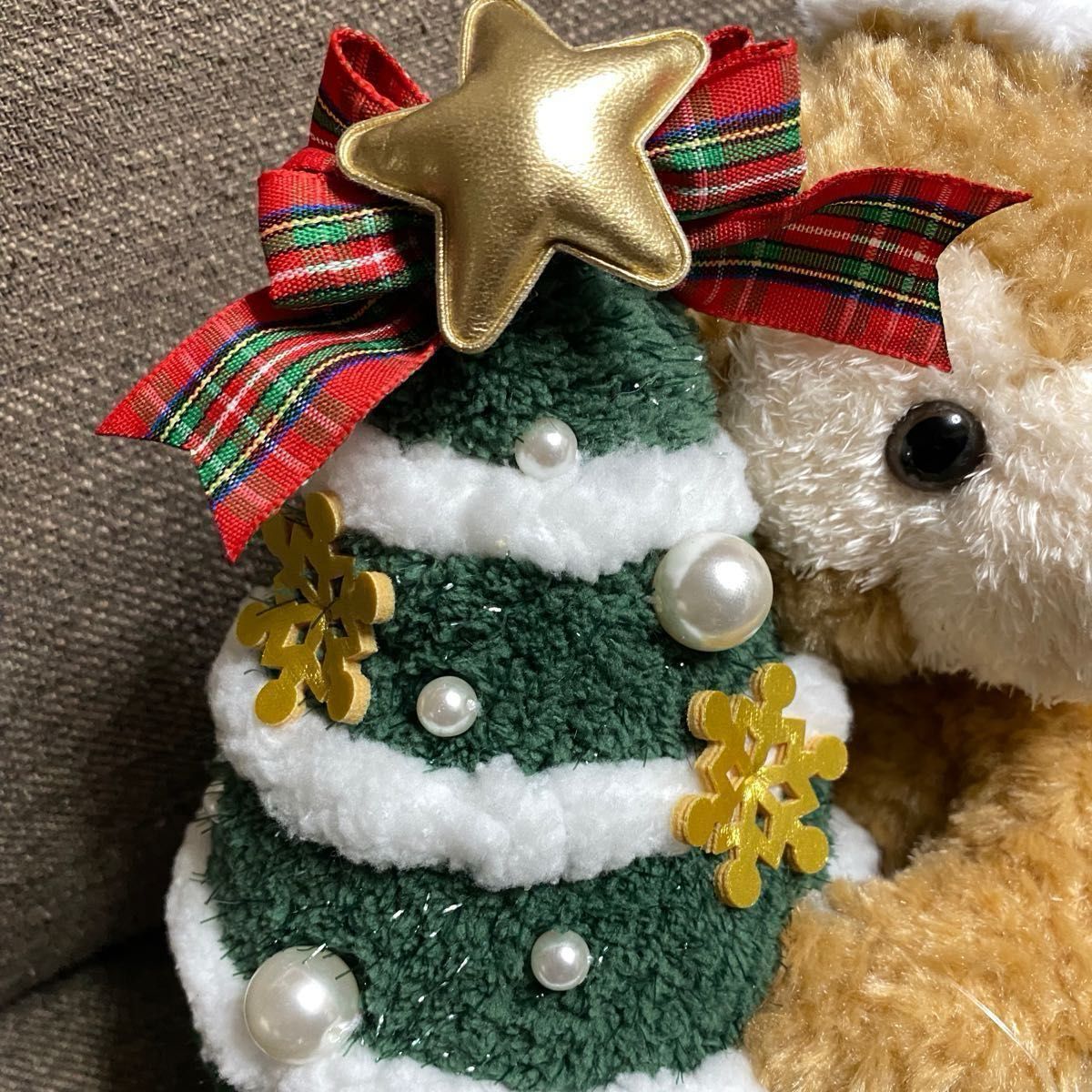 新品タグ付き】TDS ぬいぐるみ ダッフィー クリスマス クリスマス