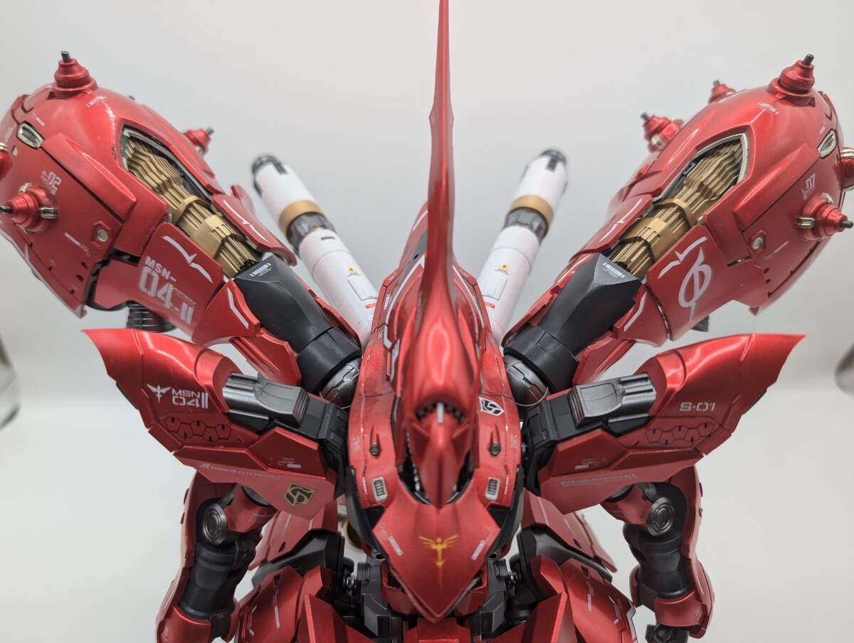 Yahoo!オークション - 1/144 ナイチンゲール 塗装済 完成品 赤の魂 鵺