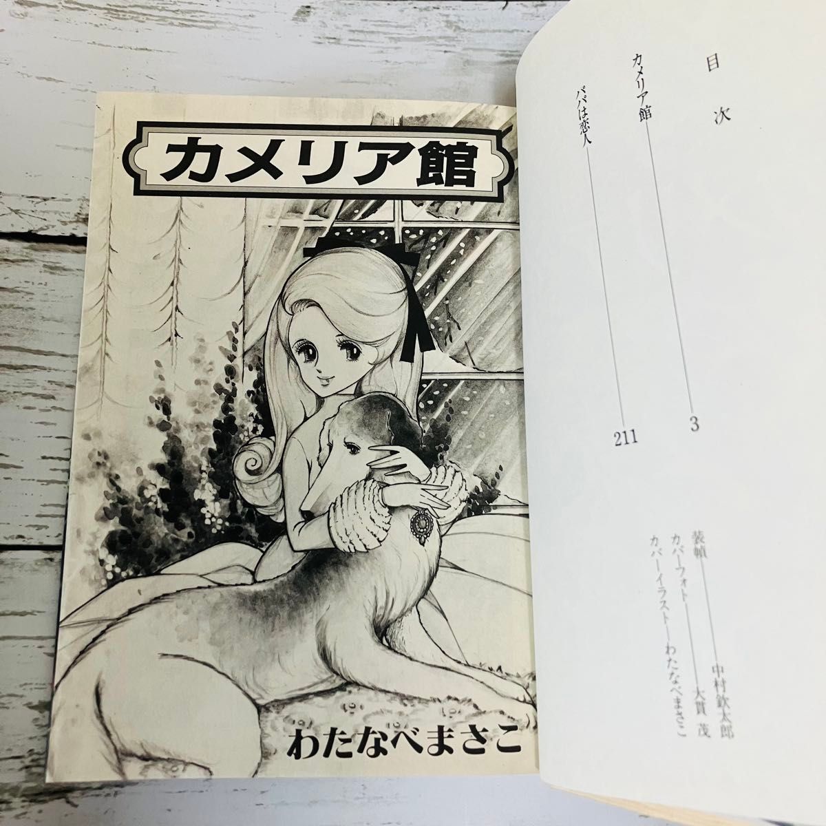 初版プレミアム】カメリア館 わたなべまさこ名作集 漫画 集英社 絶版