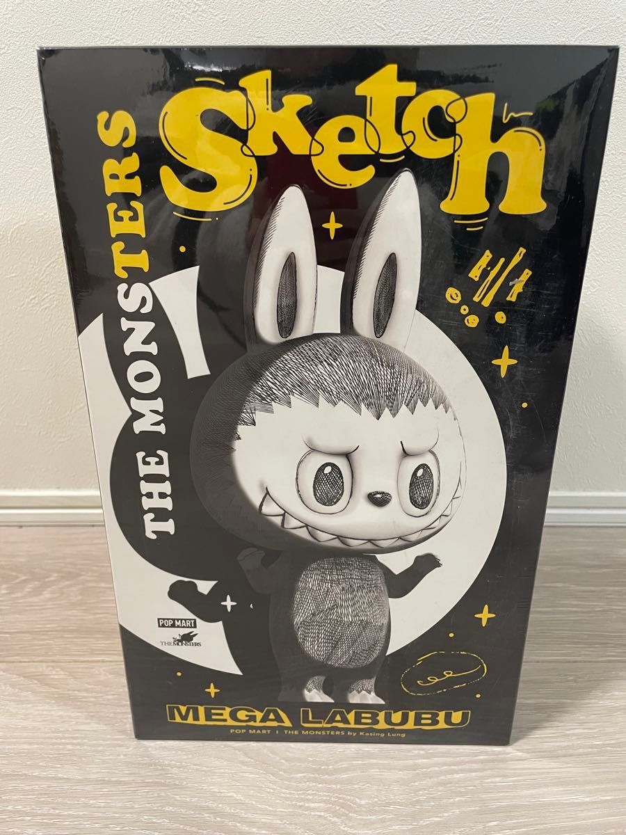 MEGA LABUBU 400% SKETCH POPMART ポップマート ラブブ｜Yahoo!フリマ