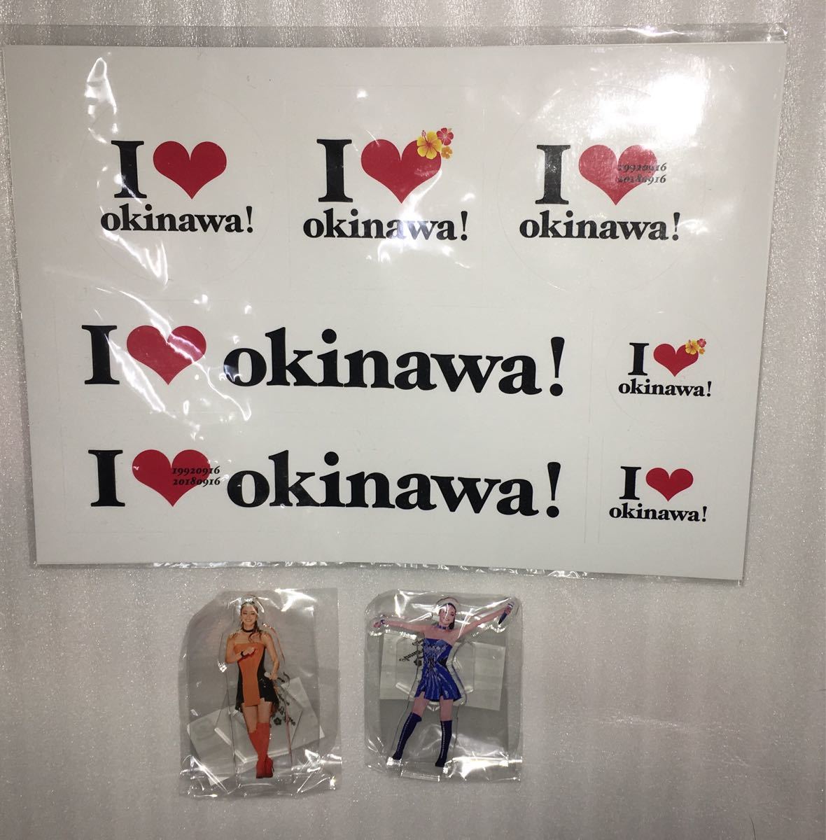 安室奈美恵アクリルスタンド 12番 46番 沖縄ライブ衣装 ステッカー