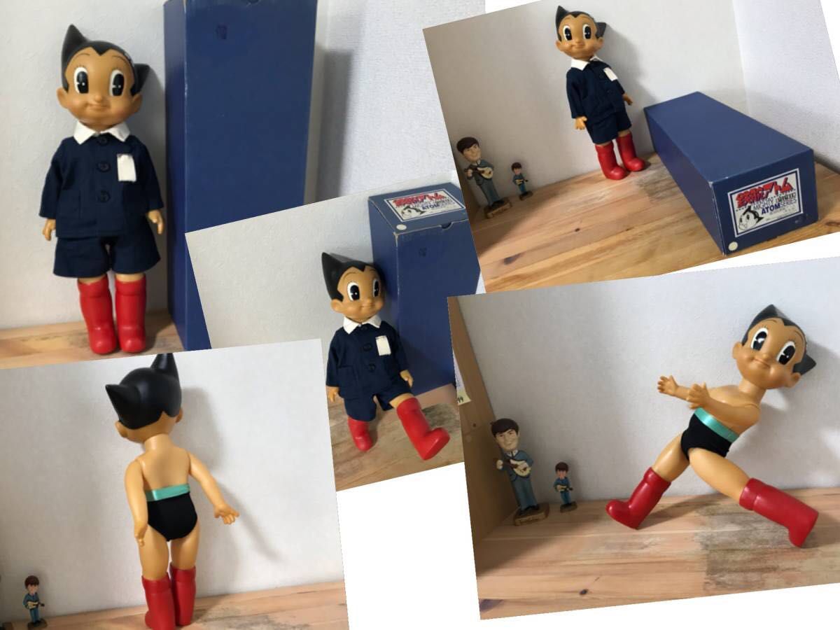鉄腕アトム復刻版ソフビ 学生服 ビリケン商会 身長は約44㎝になります