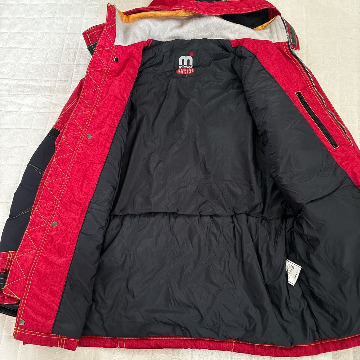 美品 mistral スキーウェア LL 赤 スノーウェア レトロ ミストラル