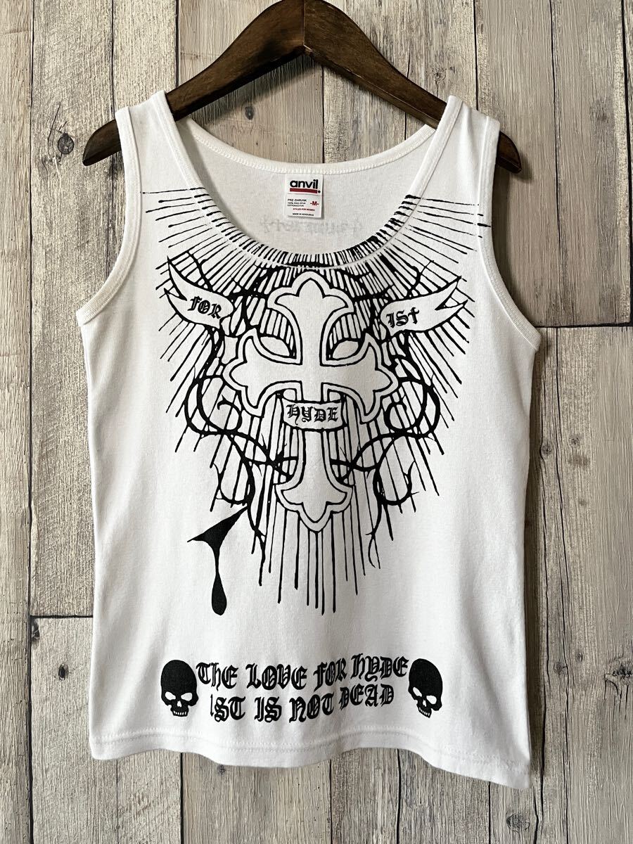 稀少品 HYDE着用デザイン HYDEIST タンクトップ スカル レア ドクロ FC