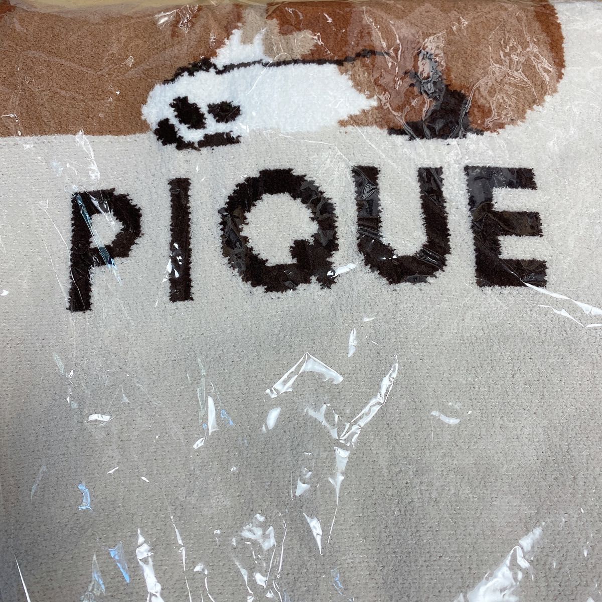 新品 ジェラートピケ SLEEPING DOG ジャガードブランケット コーギー