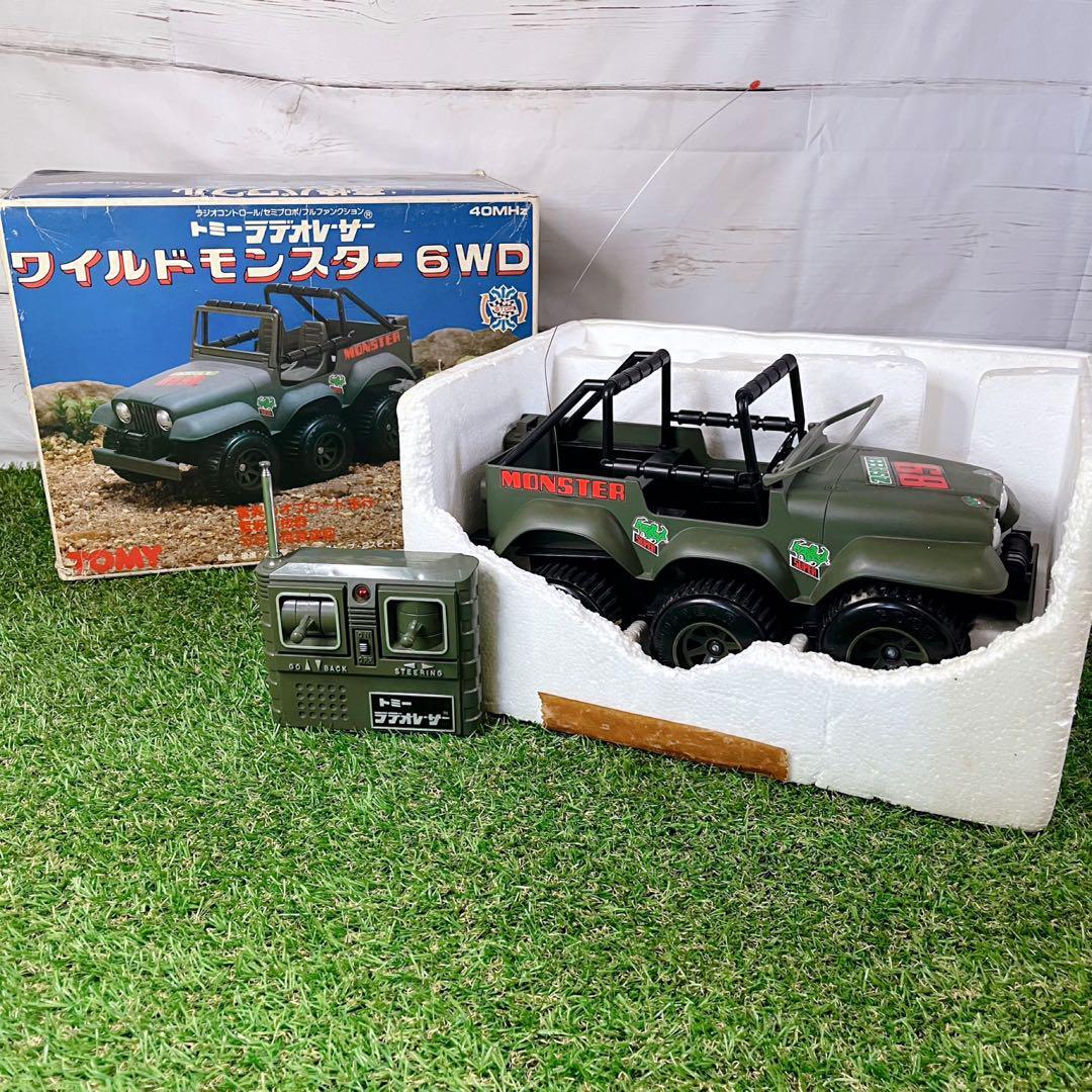 当時物 希少 TOMY トミー ラデオレーサー ワイルドモンスター 6WD 昭和
