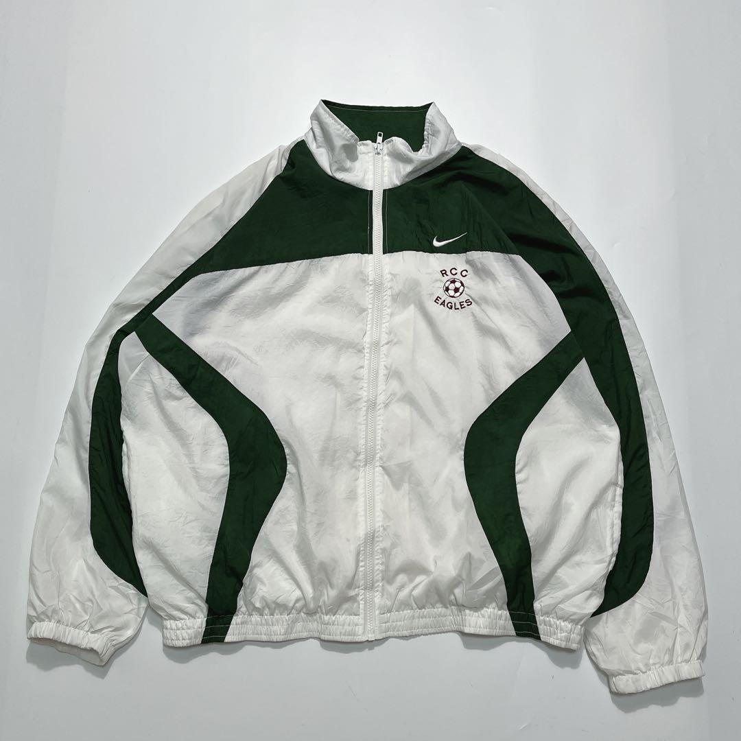菅田将暉着】90's NIKE ナイキ 白タグ 銀タグ ナイロンジャケット XL