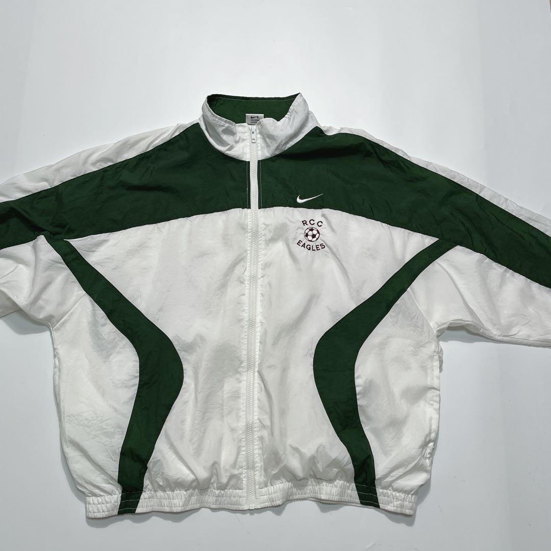 菅田将暉着】90's NIKE ナイキ 白タグ 銀タグ ナイロンジャケット XL