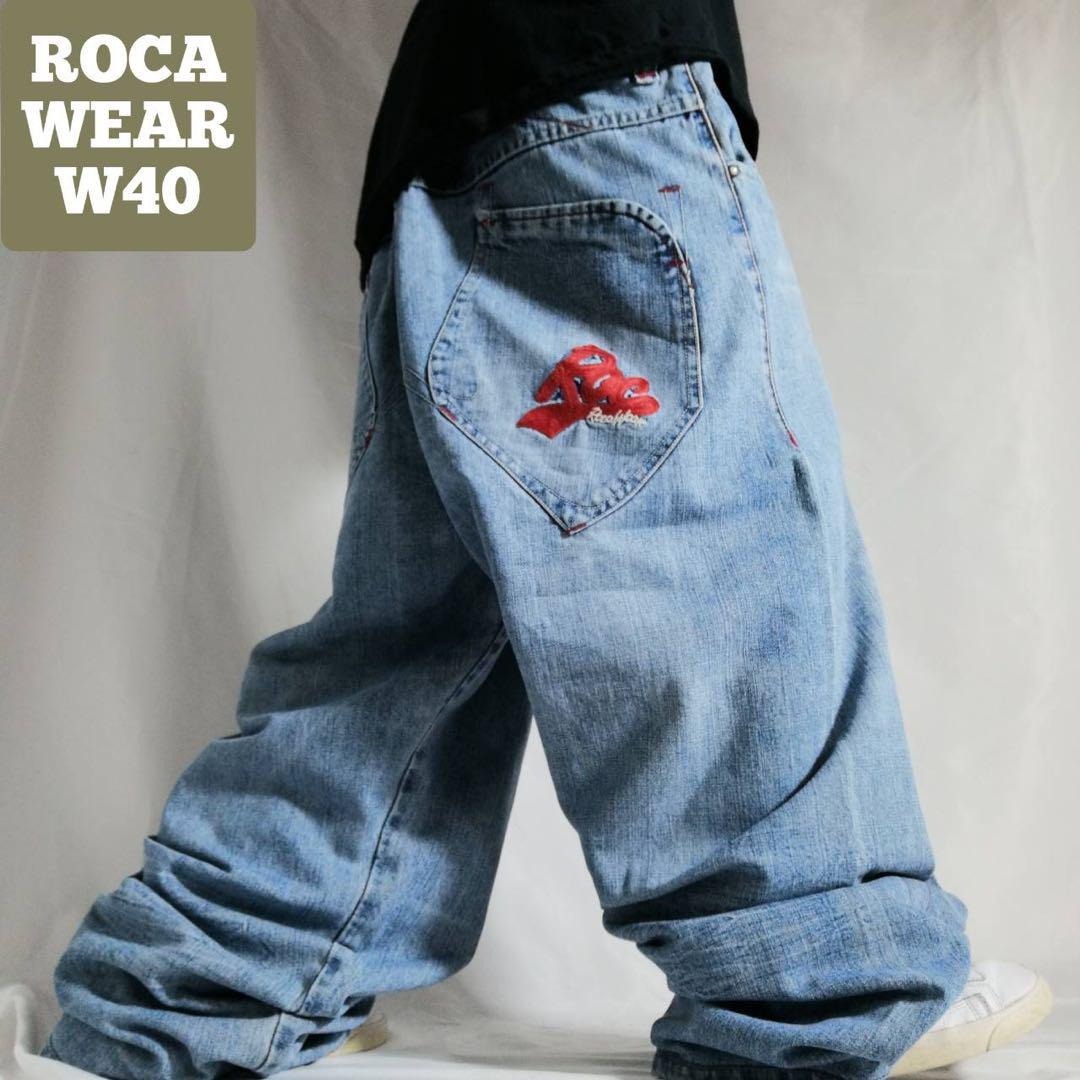 2000年代 ロカウェア ROCAWEAR バギーデニムパンツ オーバーサイズ