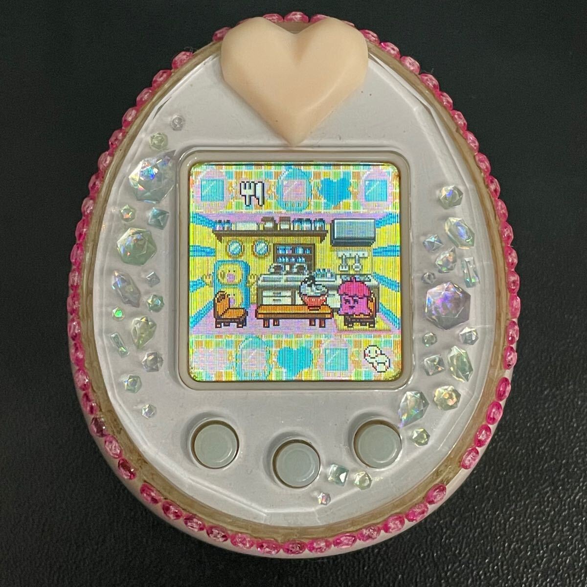 取扱説明書付き】たまごっちピース Tamagotchi P's ピンク たまごっち