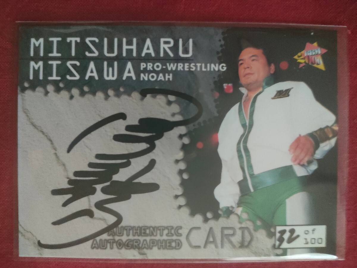 Yahoo!オークション - BBM2000三沢光晴 直筆サインカード32/100 プロレ