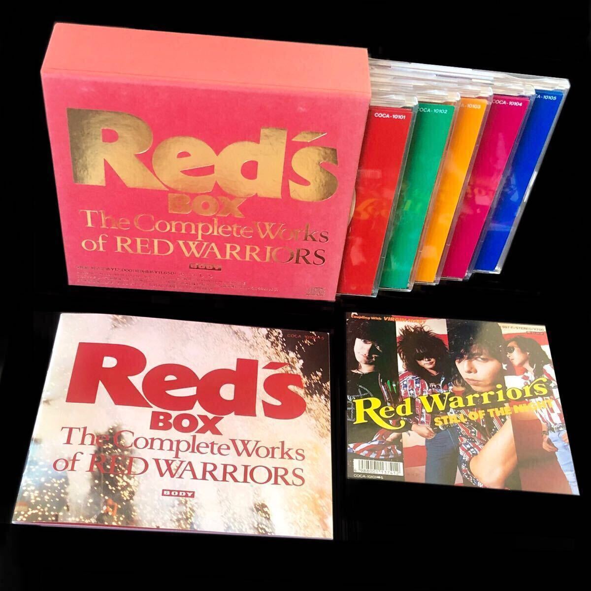 廃盤 CD「Red's Box The Complete Works Of Red Warriors」ステッカー