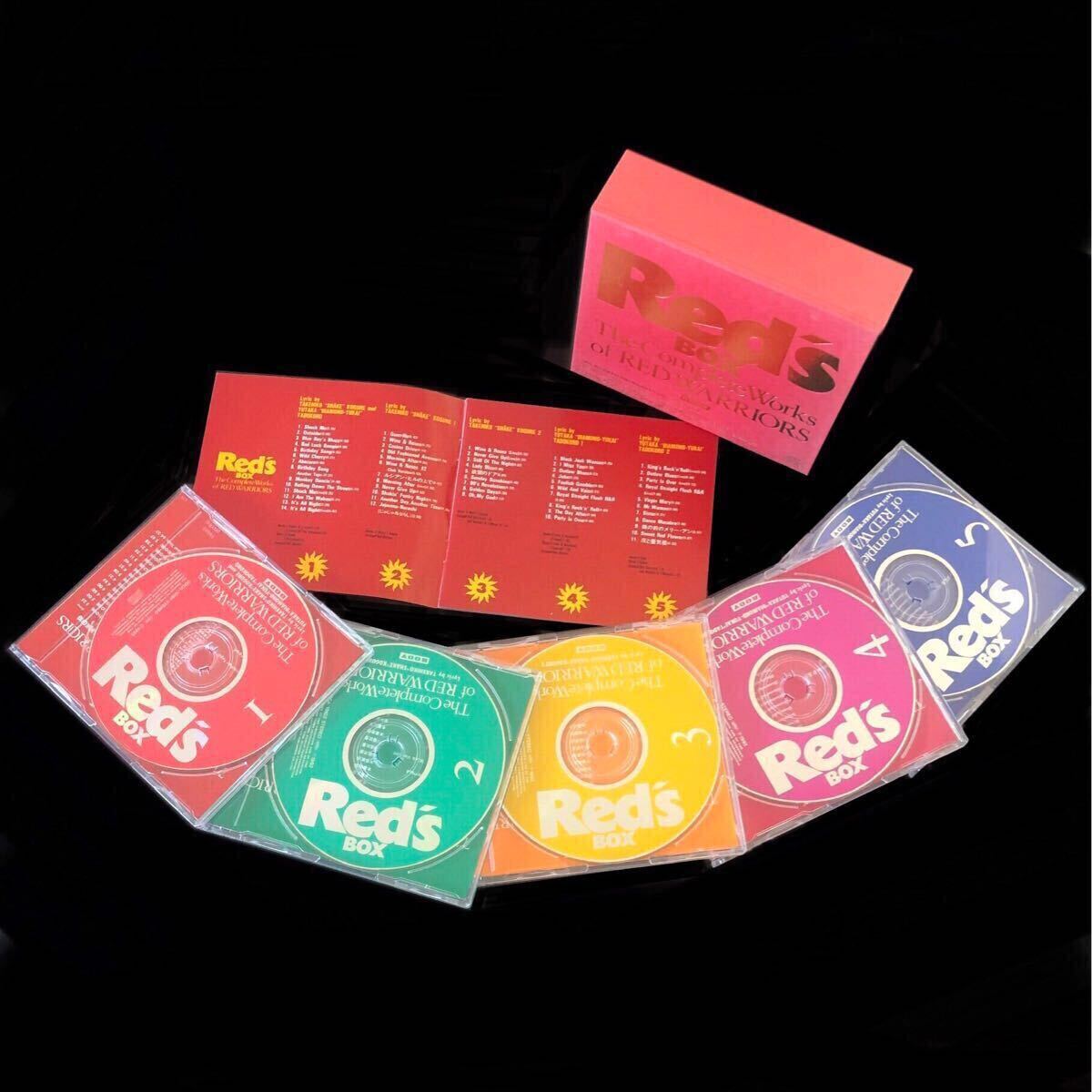 廃盤 CD「Red's Box The Complete Works Of Red Warriors」ステッカー