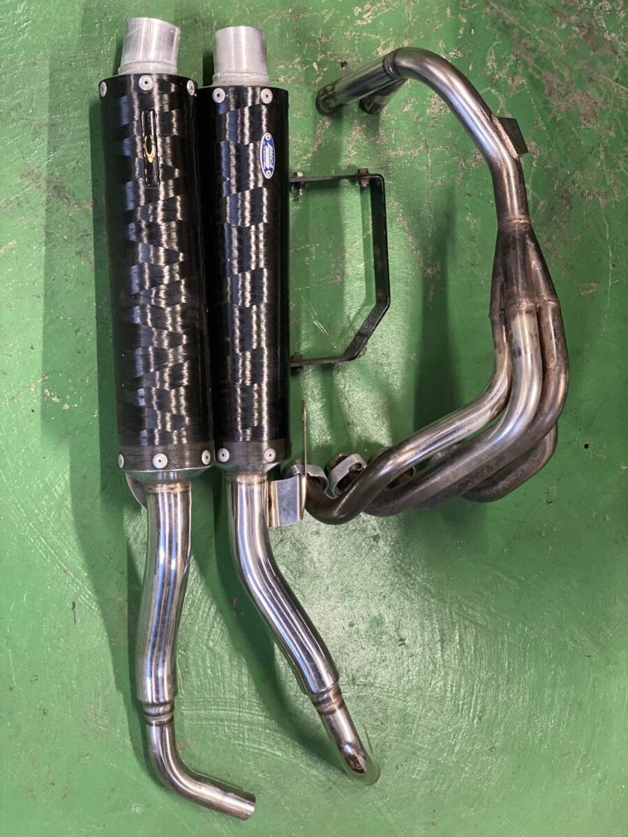 ホーネット250 SP忠男 スーパーコンバット フルエキ 2本出しマフラー 希少