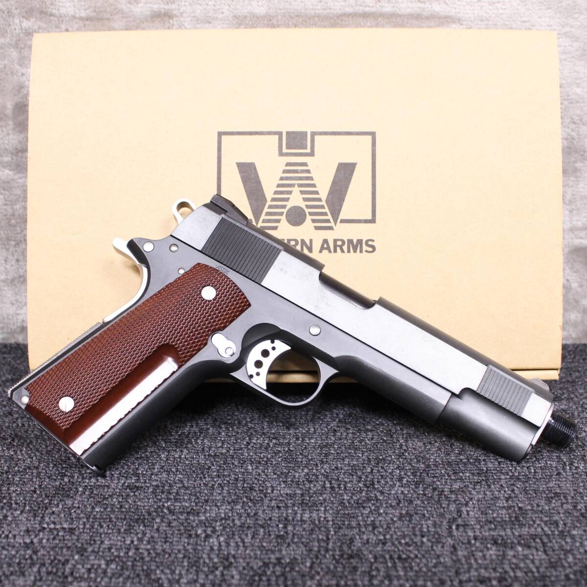 ウエスタンアームズ スネークマッチ1911 カーボンブラックhw コルト