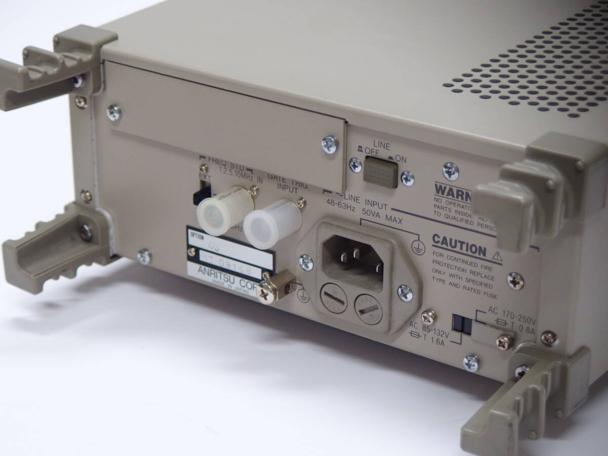 周波数カウンター/3GHz/アンリツ/MF1603A/超高安定タイムベース/BNC