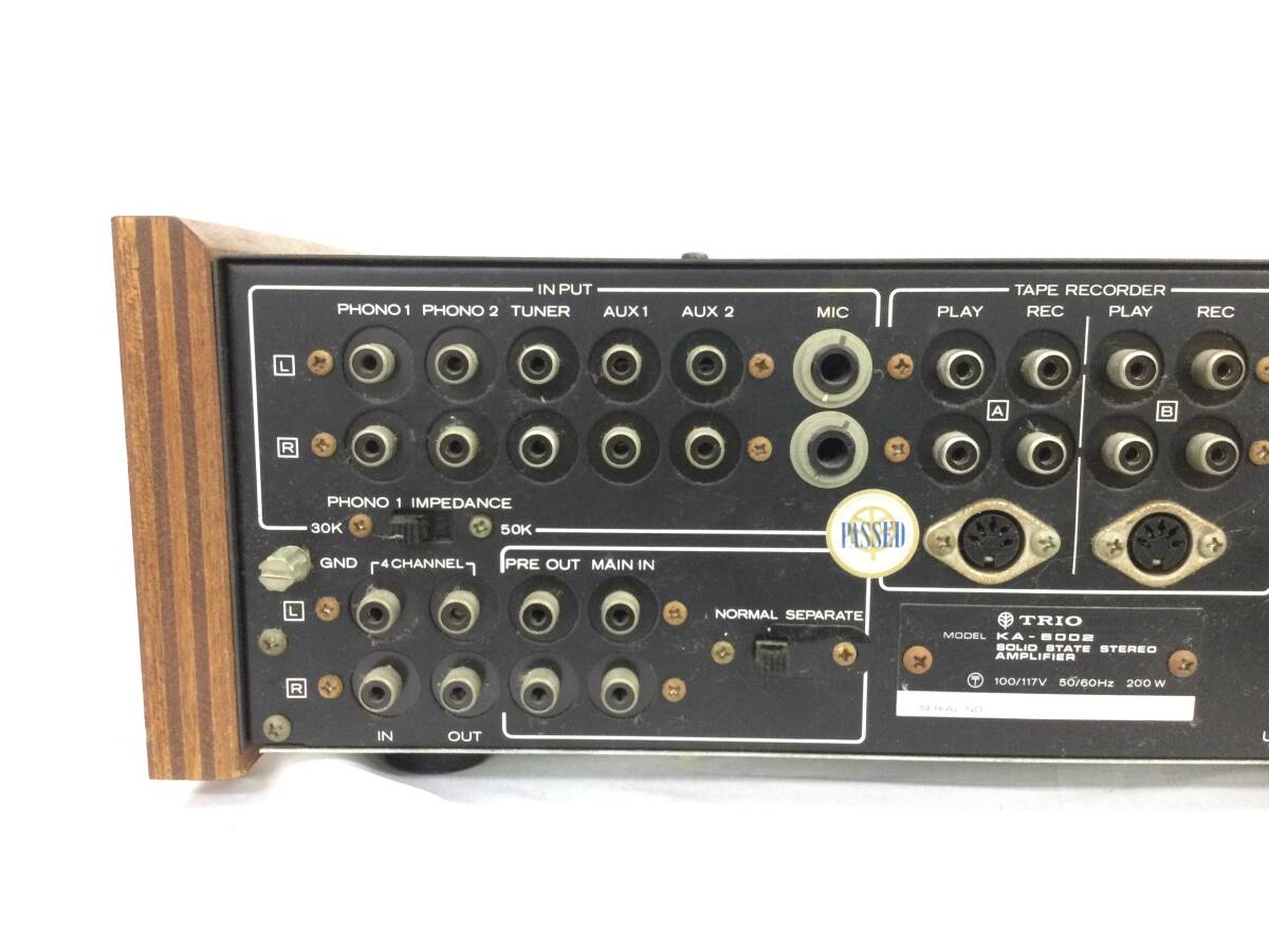 Yahoo!オークション - TRIO トリオ KA-5002 プリメインアンプ アンプ