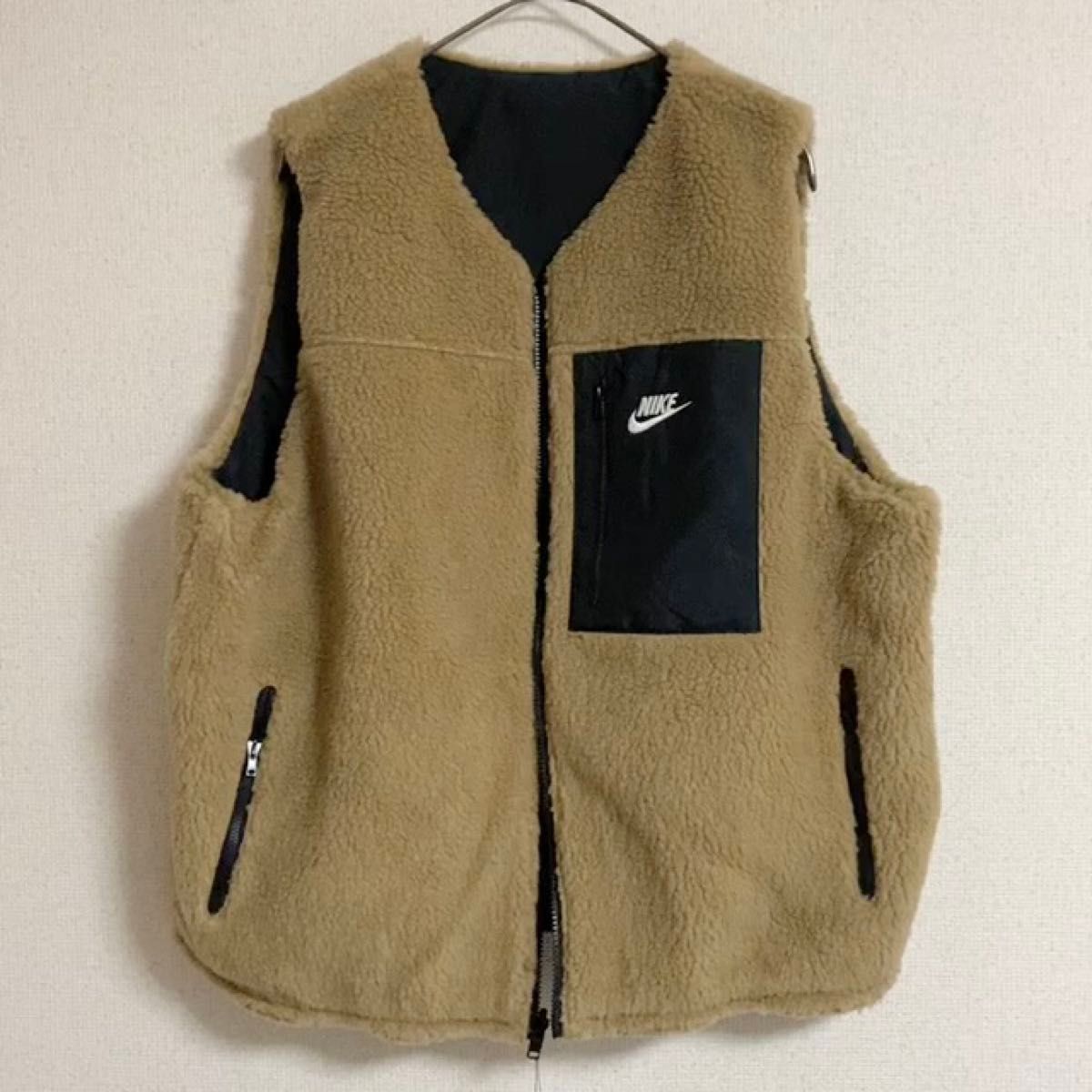 NIKE ナイキ フリースベスト ボアベスト リバーシブル 新品 XXL